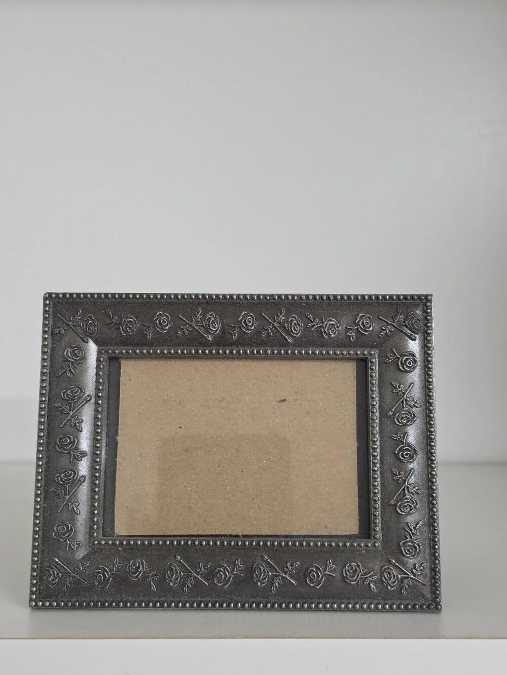 Studio Decor Pewter Mini Rose Frame